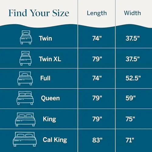 Lucid 3 Inch Ventilated Bamboo Charcoal Memory Foam Mattress Topper - Twin XL Mattress Topper 8