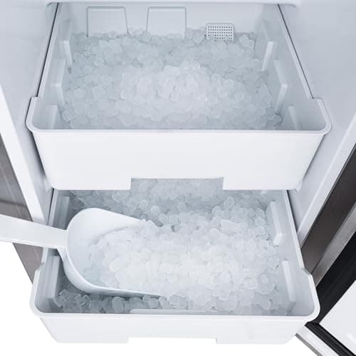 Newair 15" Undercounter Nugget Ice Maker, Pebble Ice Maker Producing 66 lbs. Daily, Built-in or Freestanding in Stainless Steel, Sonic Ice Makers for Home, Bar, Restaurant 11