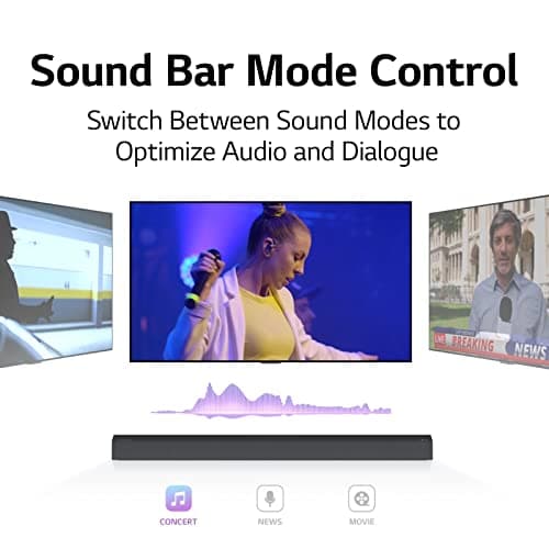 LG S80QR 5.1.3ch Sound bar with 4ch Rear Speakers, Center Up-Firing, Dolby Atmos DTS:X, Works with Airplay2, Spotify HiFi, Alexa, High-Res Audio, Synergy TV, Meridian 6