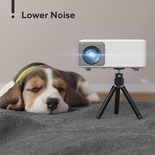 Mini Projector with WiFi and Bluetooth, AKIYO 2026 Upgraded Projector 1080P Support, 360° Rotating, Portable Projector for Home Theater/Outdoor, Compatible with iOS/Android/Laptop/PS5 7
