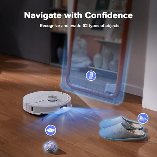 roborock Qrevo Master Robot Vacuum and Mop Combo, 10,000Pa Suction, FlexiArm Design Side Brush & Mop, Auto Mop Washing & Drying, Self-Emptying&Refilling, Dock Self-Cleaning, Obstacle Avoidance, White 6