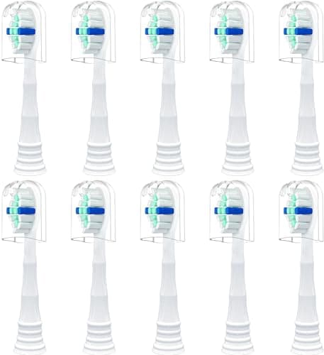 Replacement Toothbrush Heads for Philips Sonicare Replacement Heads, Replacement Brush Heads Compatible with Phillips Sonicare Electric Toothbrush, 10 Pack