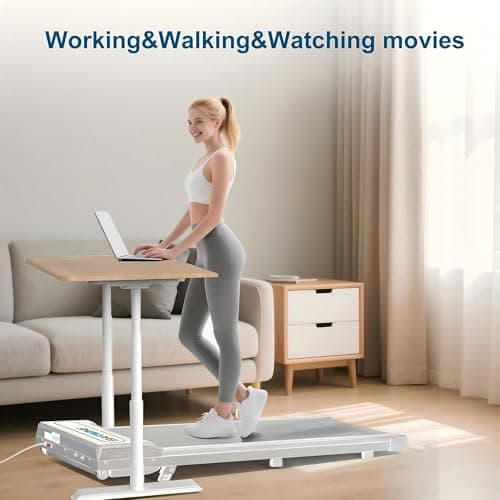 BARWING 6.5MPH Walking Pad Treadmill Under Desk Walking Pad with Incline 330 lbs Mini Portable Walking Treadmill for Home Small Office with Remote Control Incline Walking pad Under Desk 6
