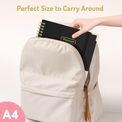 Forvencer 2026 Planner, Hardcover Calendar Planner Weekly and Monthly, Jan 2026 - Dec 2026, 8.5" x 11", Spiral Daily Organizer for Home School, Pink 7