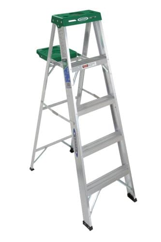 Werner 355 225-Pound Duty Rating Aluminum Stepladder, 5-Foot