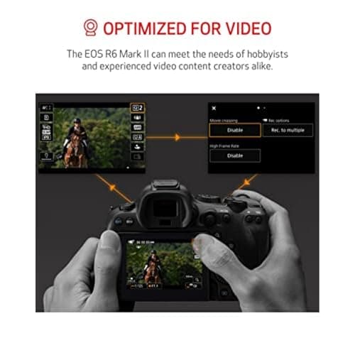 Canon EOS R6 Mark II Mirrorless Camera RF24-105mm F4-7.1 is STM Lens Kit, Full-Frame Hybrid Camera, 24.2 Megapixel CMOS Sensor, Photo and Video Capabilities, Black 6