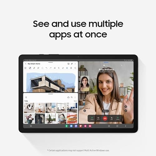 Samsung Galaxy Tab A9+ Plus 11” 128GB Android Tablet, Big Screen, Quad Speakers, Upgraded Chipset, Multi Window Display, Slim, Light, Durable, Kids Friendly Design, US Version, 2024, Graphite 8