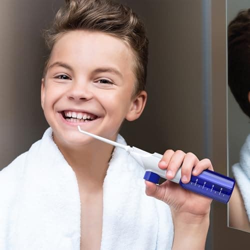 Oravix 100 ml Manual Oral Irrigation Bottle for Teeth & Gum Care, Portable Mouth Cleaner, Tonsil Debris Removal Tool, Child-Friendly Dental Rinse Device, Cordless & Battery-Free 8