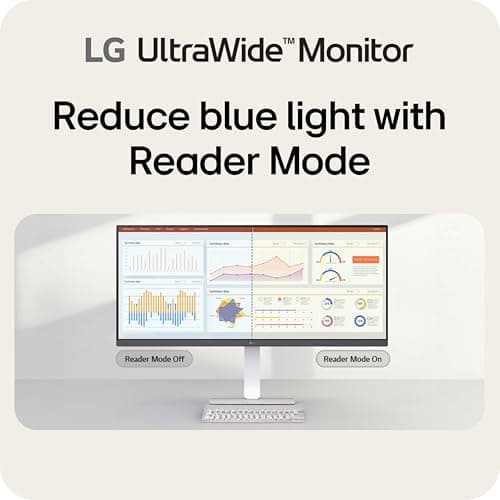 LG 34U530A-W 34-inch UltraWide WFHD (2560 x 1080) IPS Wide Computer Monitor, 100Hz, VESA DisplayHDR 400, HDMI, DisplayPort, USB Type-C, Tilt/Height/Swivel Stand, White 7