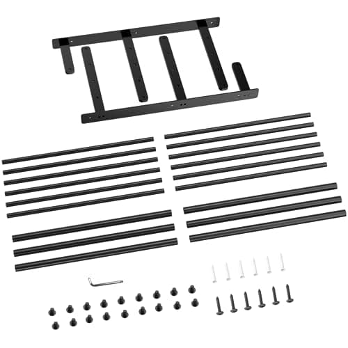 Hotel Towel Racks for Bathroom Wall Mounted, BETHOM 24 Inch Towel Shelf for Bathroom, 3-Tier Bathroom Towel Rack with Tower Bars, Matte Black 9