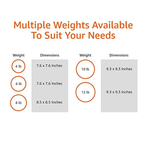 Amazon Basics Weighted Medicine Ball for Core Strength, Strength Training, Full-Body Workouts and Balance Exercises, 8 Pounds, Red/Black 5