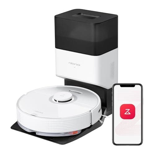 roborock Q7 Max+ Robot Vacuum and Mop, Self-Emptying up to 7 Weeks, 4200Pa Suction, 30-Level Adjustable Water Flow, PreciSense LiDAR Navigation, No-Mop & No-Go Zones, APP & Voice Control