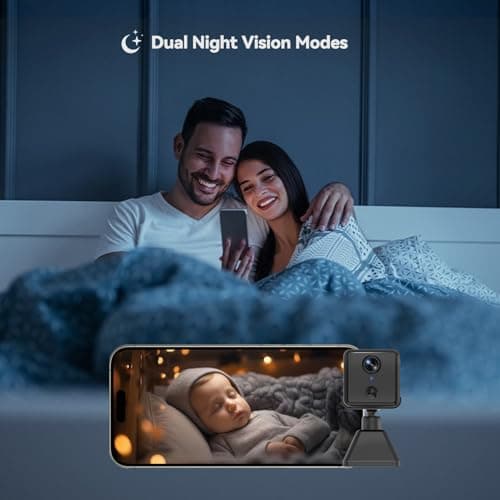 Wi-Fi Magnetic Wireless 2K HD Mini Camera, Hidden Security Camera with Night Vision, Motion Detection, Cloud Storage, 64GB SD Card, Compact Design, Indoor for Baby, Elder, Pet, Car Monitoring 7