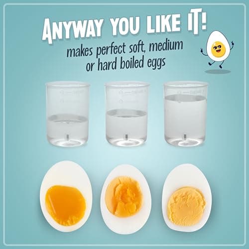 Nostalgia Retro Electric Large Hard-Boiled Egg Cooker, 7 Capacity, Poached, Scrambled, Omelets, Whites, Sandwiches, for Keto & Low-Carb Diets, Aqua 6