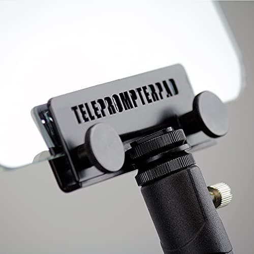 TELEPROMPTER PAD iPresent PRO Portable Presidential Teleprompter for iPad Tablet & Monitor with Remote Control, Hardcase & APP, Live Events Public Speaking & Conference, Speech Prompter Stage Autocue 9