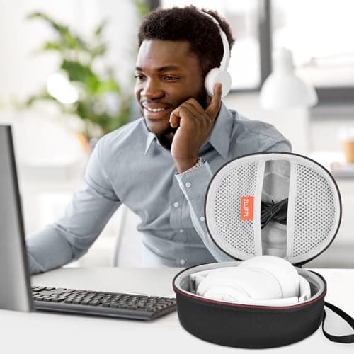 ZUJFPL EVA Hard Case for Beats Solo3/Solo2/ Solo 4 Wireless On-Ear Headphones,Premium Travel Protective Carrying Storage Bag(Grey) 5