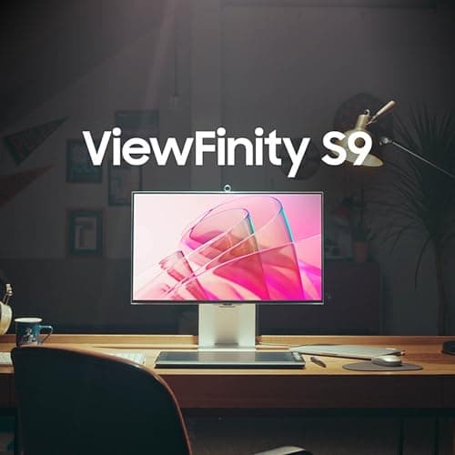 Samsung 27" ViewFinity S9 Series 5K Computer Monitor, Thunderbolt 4, DisplayPort, Matte Display, 4K Slimfit-Camera, Slim Metal Design, AirPlay, Smart-TV Apps, Gaming Hub, LS27C900PANXZA 12
