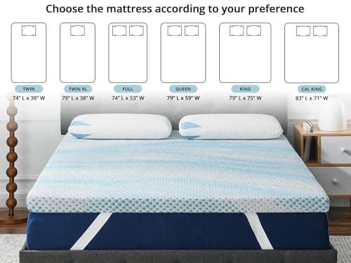 Roost Sleep Cool Cloud Supreme 3 Inch Gel Memory Foam Queen Mattress Topper – Cooling, Ventilated Design for Back and Pressure Relief 8