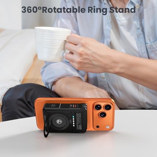 ummz for Magsafe Battery Pack 10000mAh,5-in-1 Magnetic Portable Charger with Wall Plug, Wireless Power Bank for Apple Watch,22.5W Fast Charging PowerBank for iPhone 17 Pro Max/16/15/14/13/12 Mini 7