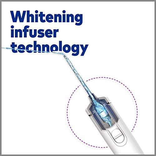 Waterpik Whitening Professional Water Flosser, Electric Power With 10 Settings, 30 Whitening Tablets, Whitens Teeth Gently, White WF-05 9