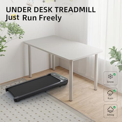 3 in 1 Treadmill, Portable Under Desk Walking Pad with Incline for Home/Office, Remote Control, LED Display 6