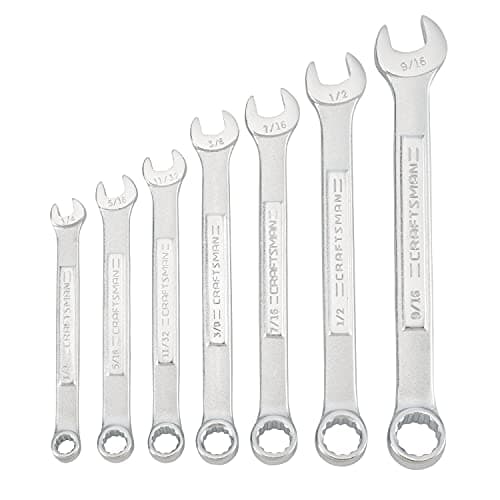 CRAFTSMAN SAE WRENCH SET IN POUCH, 7PC (CMMT21085)