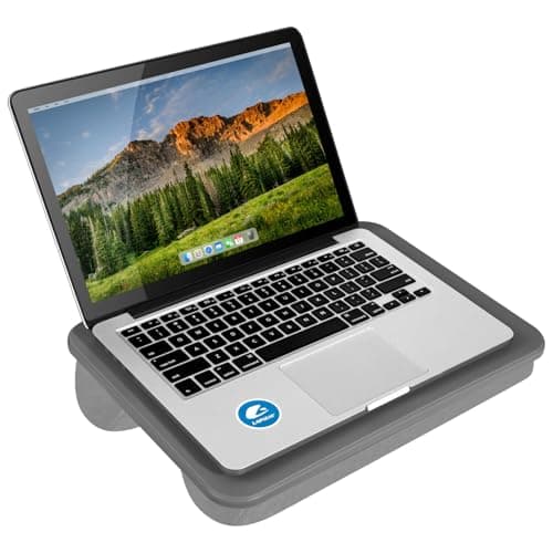 LAPGEAR Compact Lap Desk – Fits Up to 14″ Laptops – Charcoal – Style No. 43105 7