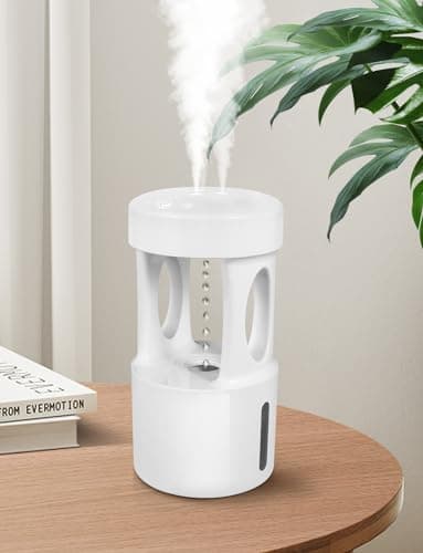 RooXchowla Anti Gravity Humidifier with Night Light, Drip Drop Humidifier for Bedroom/Baby Nursery/Bathroom/Living Room