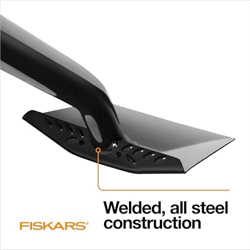 Fiskars 46" Spade Garden Shovel, Steel Flat Spade with Ergonomic D-Handle, Sharp Blade Square Shovel for Lawn Edging, Digging, Heavy Duty Yard Tool, Easy Cuts in Grass and Turf 7