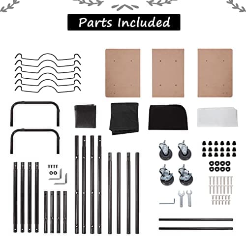 STORAGE MANIAC 3-Section Laundry Sorter with Foldable Ironing Board, Heavy-Duty Rolling Laundry Cart with and Removable Bags, Triple Laundry Hamper with Wheels, Matte Black 7