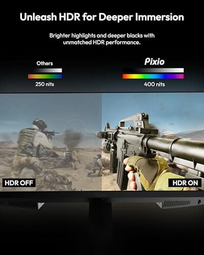 Pixio PX277 Prime Neo 27 inch 180Hz Refresh Rate QHD 1440p Resolution Fast IPS Panel 1ms GTG Response Time Gaming Monitor with Adaptive Sync and Fully Adjustable Stand 5