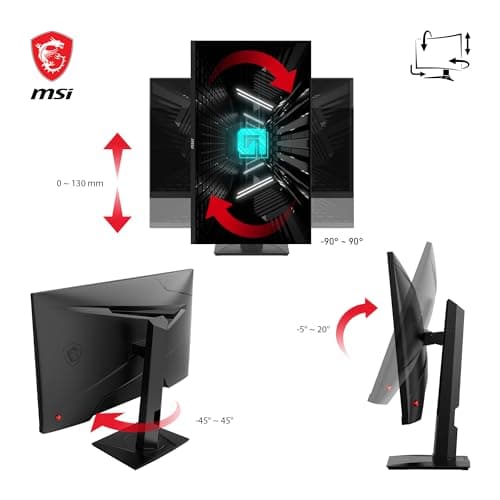 msi G274QPF-QD, 27" Gaming Monitor, 2560 x 1440(QHD), IPS, 170Hz, FreeSync Premium, HDR400, HDMI, Displayport, USB C, Tilt 5