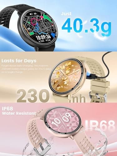 Rmana GPS Smart Watches for Men, 1.39" AMOLED Screen Smartwatch, Bluetooth Call/100+ Sport Modes/GPS/Compass/Heart Rrate/Blood Pressure, Fitness-Tracker, Smartwatch for Android iPhone(Gray& Black) 8