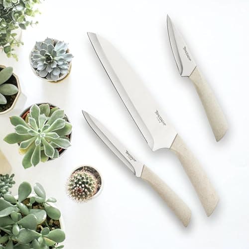 Hampton Forge HMC01B629L Harvest 13-Piece Block Set, 12 Knives, Block Color MAY VARY in Tone, Wood Handles and Stainless Steel Blades 7