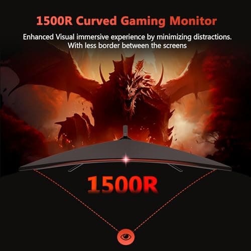 Z-Edge 30" Curved Gaming Monitor, WFHD1080P 200Hz 165Hz Monitor, MPRT 1ms, 21:9 Aspect Ratio, 1500R Curved, 16.7M Colors, 3000:1 Contrast, UG30 PIP-PBP, 2X DP 1.4 Ports and 2X HDMI 2.0 Port 7