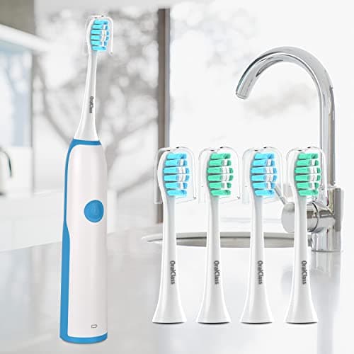 OralClass Replacement Toothbrush Heads for Philips Sonicare Click-on Handles, Medium Soft Electric Brush Heads Refills, 8 Pack 7