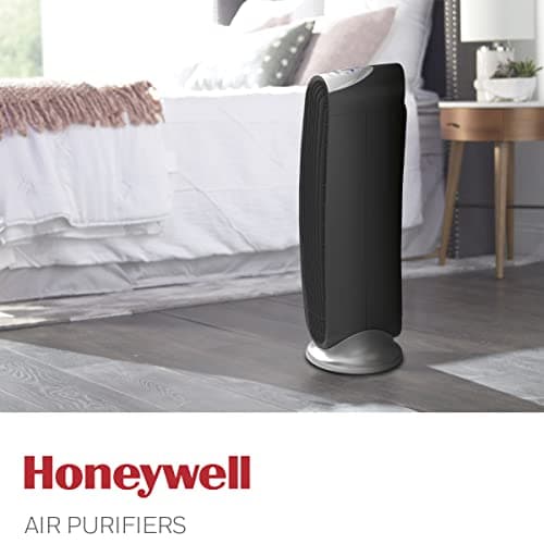 Honeywell HFD-120-Q QuietClean Air Purifier with Permanent Washable Filters, Medium Rooms (170 sq. ft.), Black 8