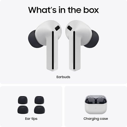 SAMSUNG Galaxy Buds 3 FE (2025) True Wireless Bluetooth Earbuds, Active Noise Cancellation, Powerful Sound, Clear Calls, Long Lasting Battery, Hands Free AI, Gray [US Version, 2 Year Warranty] 11