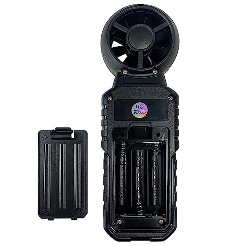 3 in 1 Handheld Anemometer Wind Speed Meter Gauge Speedometer Wind Level Tester Air Flow Meter Temperature Measuring Device Outdoor for Sailing Surfing Flying Shooting 5