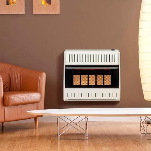 ProCom Heating Liquid Propane Ventless Infrared Plaque Heater With Base Feet - 25,000 BTU, T-Stat Control - Model# ML250TPA-B 7