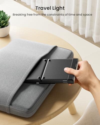 ProtoArc Foldable Bluetooth Keyboard, XK01 Full-Size Portable Wireless Keyboard for Travel, 105 Keys, 0.65" Keycaps, Multi-Device Sync for iPad Tablet Smartphone Laptop PC Windows iOS Android, Black 8