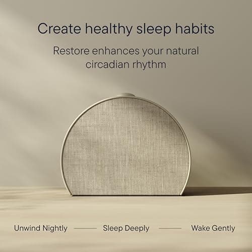 Hatch Restore 3 Sunrise Alarm Clock, Sound Machine, Smart Light (Putty) - White Noise, Screen-Free Sleep Routine 6