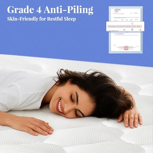 OhGeni Cooling 4 Inch Twin Size Dual Layer Mattress Topper, 2 Inch Gel Memory Foam, 2 Inch Soft Pillow Top Pad, Washable Bedroom Cover for Kids Mattresses, Extra Comfortable Sleep and Back Pain Relief 13