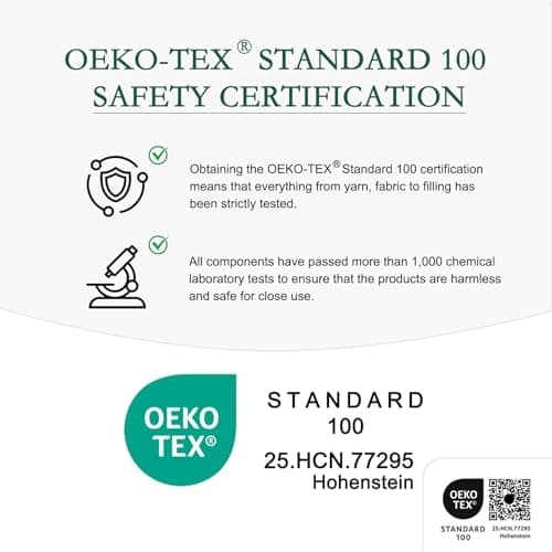 YOUR MOON Fluffy Support Bed Pillow Queen Size, Super Soft Premium Down-Alternative Filling for Sleeping, Luxury Hotel Quality Bed Pillows for Side Sleeper (White) 9