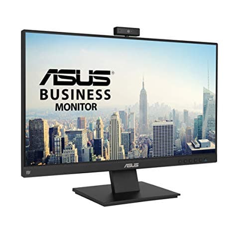 ASUS BE24EQK 24” Business Monitor with 1080P Full HD IPS, Eye Care, DisplayPort HDMI, Frameless, Built-in Adjustable 2MP Webcam, Mic Array, Stereo Speaker, Video Conference,Black 9