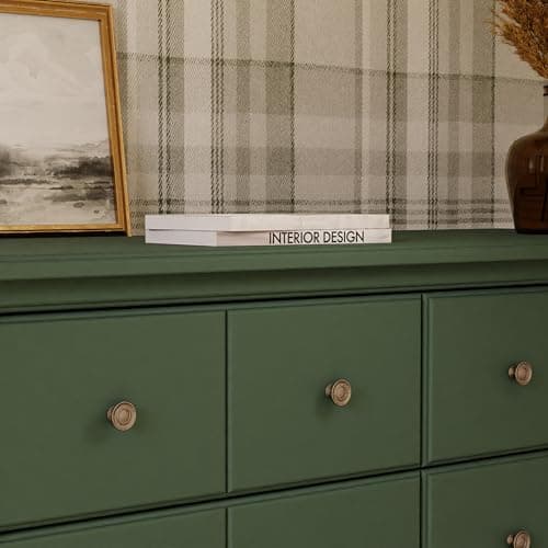 Namesake Liberty 6-Drawer Dresser for Nursery - GREENGUARD Gold Certified - Assembled Wooden Double Chest of Drawers for Kids, Boys, and Girls - Baby Dresser for Bedroom & Living Room - Forest Green 5