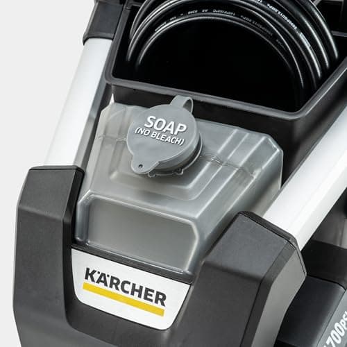Kärcher Pressure Washer K1700B, CETA Certified, 3 Spray Nozzles, Detergent Tank, for Cars, Driveways, Siding, Patios, 1.2 max. GPM 6