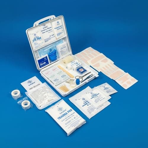 M2 BASICS Premium 321 Piece First Aid Kit, All Purpose Kit with Hard Case for Home, Car, Business, School, Office & Vehicle 7