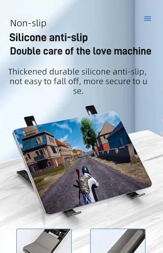 kpxidong Aluminum Alloy Laptop Senior - Upgraded Design+7 Angles Adjustable Aluminum Ergonomic Foldable Portable Desktop Holder Apply HP, Dell9-17” Laptops,Laptop Riser Laptop Accessories（Silvery） 6