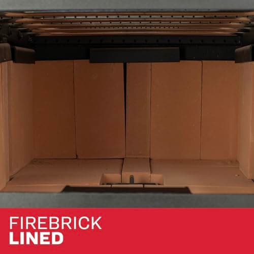 Ashely AW3200E-P 3,200 Sq. Ft. EPA Certified Pedestal Wood Burning Stove with Blower 10